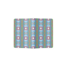Motif géométrique bleu vert rose