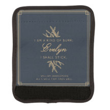 Citation botanique élégante Simple Gold Navy