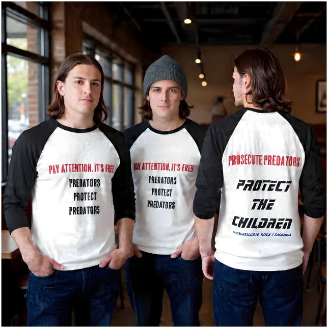 Protéger Les Enfants - T-shirt P3 (Créateur téléchargé)