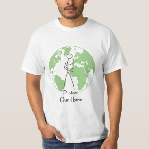"Protégez Notre Maison" T-Shirt Terre Co Environ