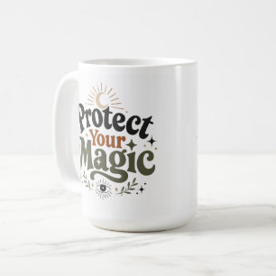 Protégez Votre Magie Rétro Bohème Tasse à Café