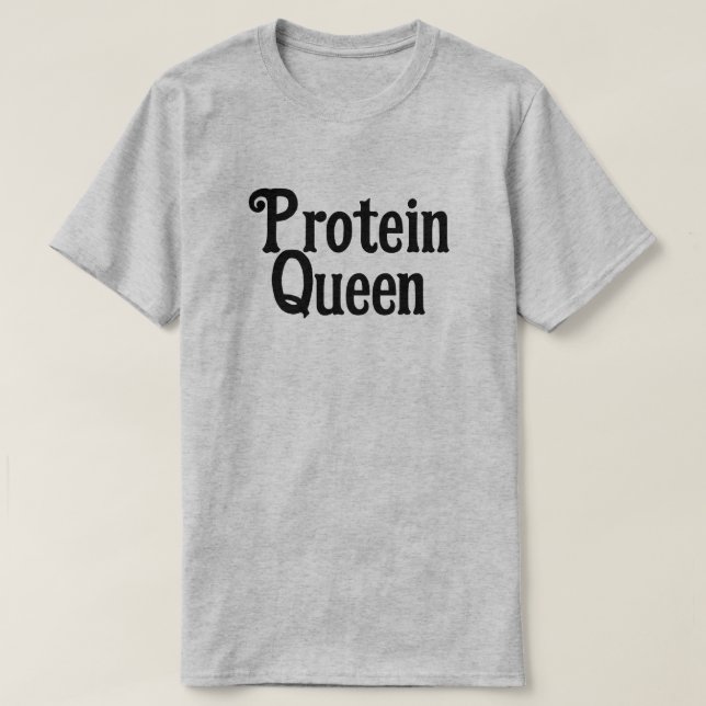 PROTEIN-KÖNIGIN WORKOUT T-Shirt (Design vorne)