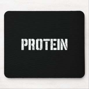 Protein Lover Spaß T-Shirt Funny Gym Weightlift Bo Mousepad