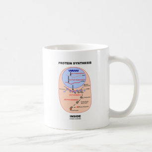 Protein-Synthese-Innere (Zellen-Prozessdiagramm) Kaffeetasse