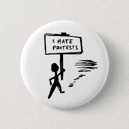 Protest-Abzeichen Button