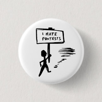 Protest-Abzeichen Button