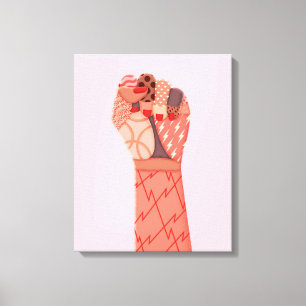 Protest der Modernen Kunst Leinwanddruck