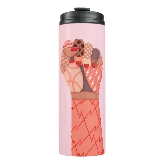 Protest der Modernen Kunst Thermosbecher (Vorderseite)