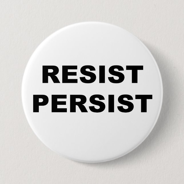 PROTEST DER PERSISTEN BUTTON (Vorderseite)
