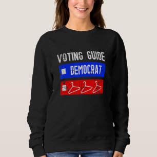 Protest der rechten Demokratie für Frauen Sweatshirt