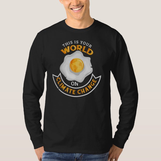Protest der Welt gegen den Klimawandel T-Shirt (Vorderseite)