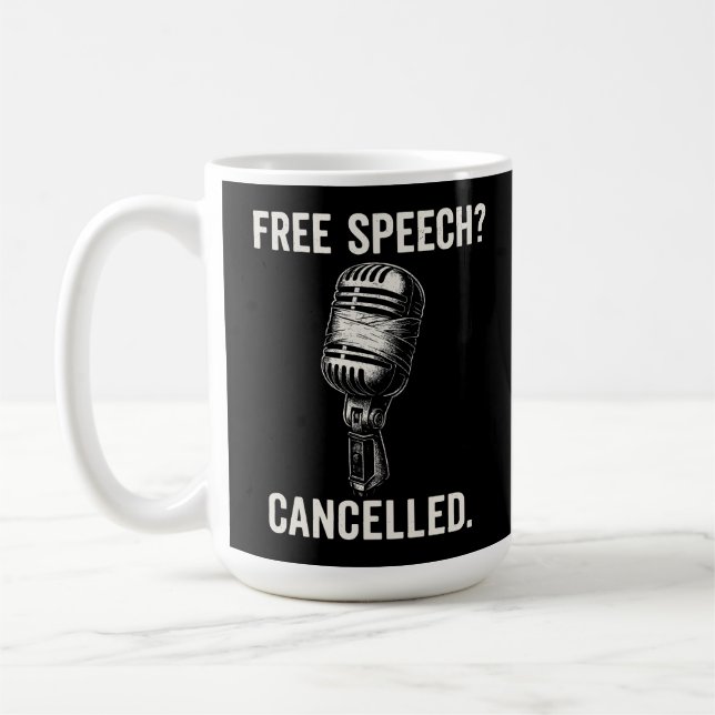 Protest-Erklärung wird abgesagt Kaffeetasse (Links)