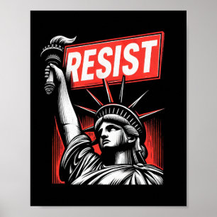Protest gegen die Freiheit Poster