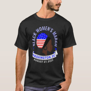 Protest gegen Frauenrechte: März von Schwarzen sch T-Shirt
