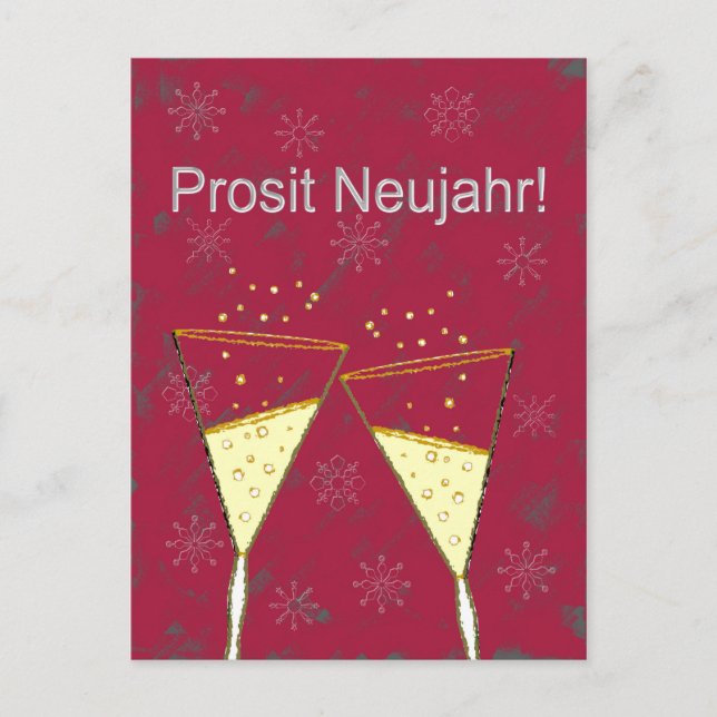 Protest Neujahr Postkarte (Vorderseite)