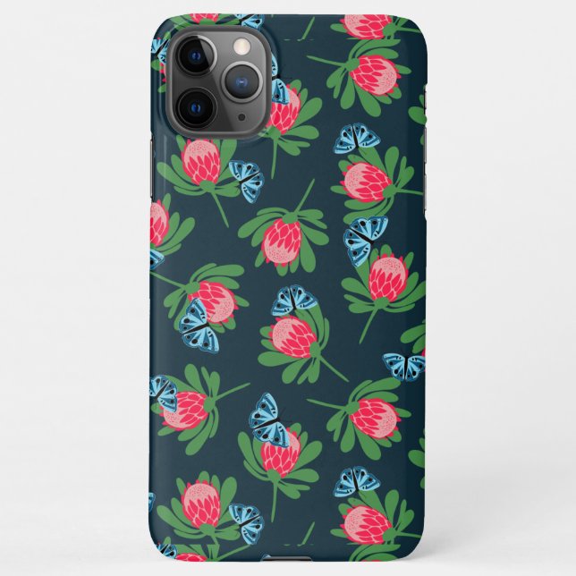 Protestanten und Schmetterlinge iPhone Hülle (Rückseite)