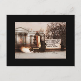 Proteste von Frauen im Weißen Haus Postkarte
