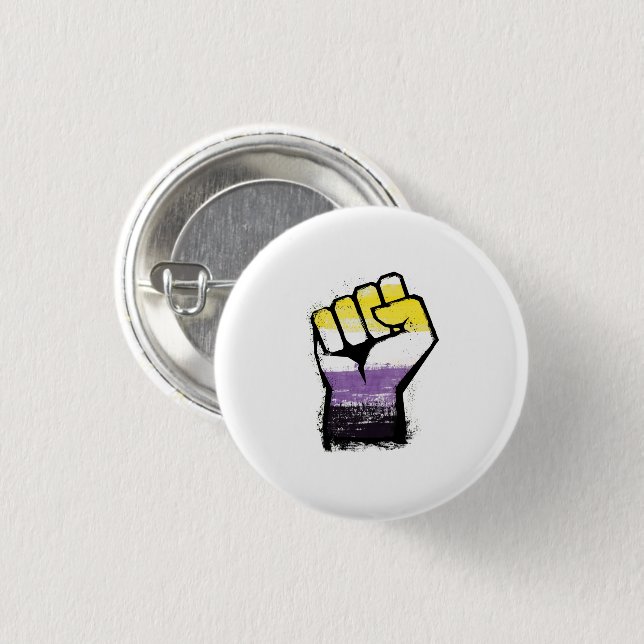Protestfäule Button (Vorne & Hinten)