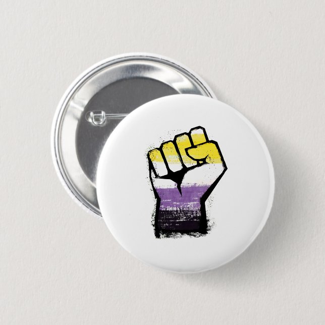 Protestfäule Button (Vorne & Hinten)