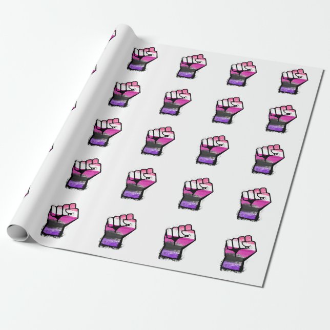 Protestfäuste Geschenkpapier (Ungerollt)