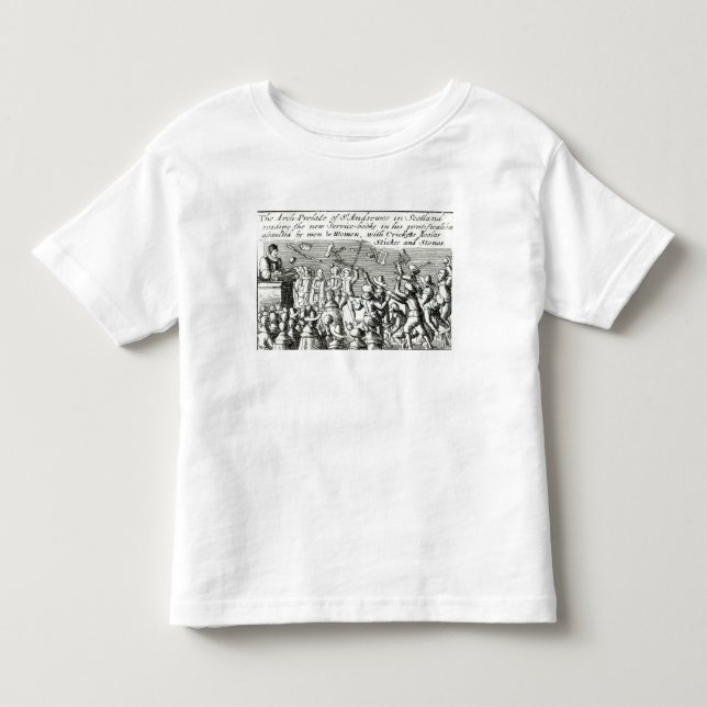 Protestierender in Edinburgh, 1637 Kleinkind T-shirt (Vorderseite)