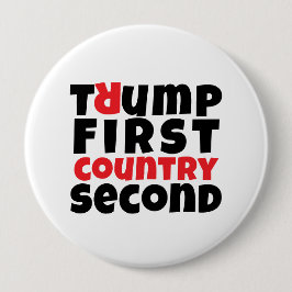 Protestmotto gegen Trump Button