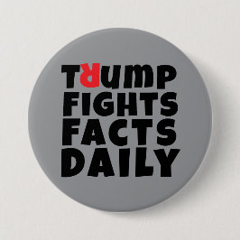 Protestmotto gegen Trump Button