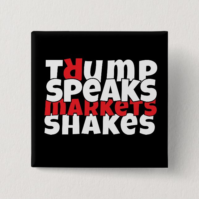 Protestmotto gegen Trump Button (Vorderseite)