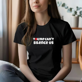 Protestmotto von Trump-Studenten rot elegant Tri-Blend Shirt