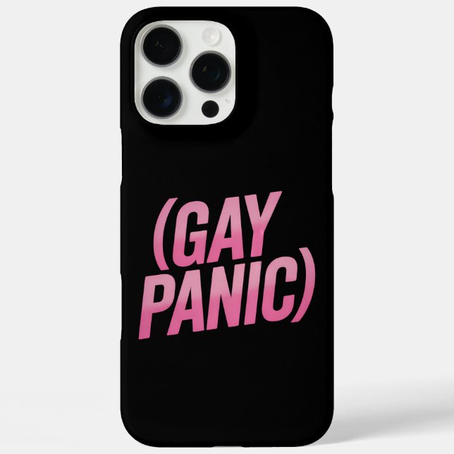 Proteststolz auf Gay Panic LGBTQ iPhone 16 Pro Max Hülle (Rückseite)