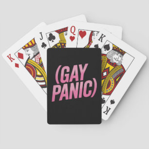 Proteststolz auf Gay Panic LGBTQ Spielkarten