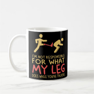 Prothetische Bionic Leg Amputiert Kaffeetasse