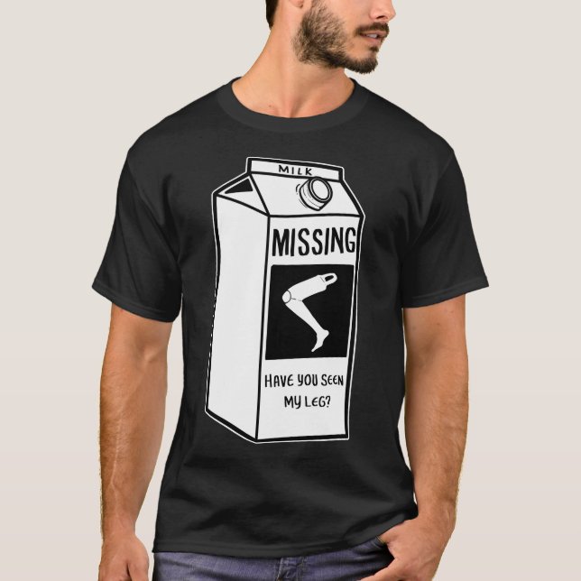 Prothetisches Leg Vermisste Mit Behinderung Person T-Shirt (Vorderseite)