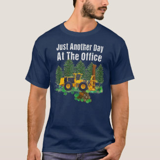 Protokollieren Feller Buncher Driver Timber Just D T-Shirt