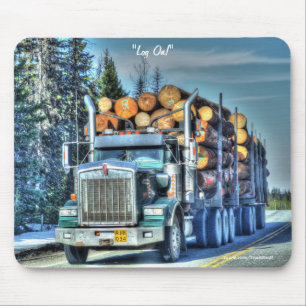 Protokollieren von LKW-Straßenverkehr Art II Mousepad