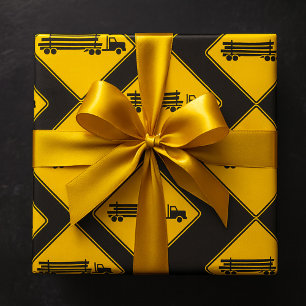 Protokollierung von Lastkraftwagen Geschenkpapier