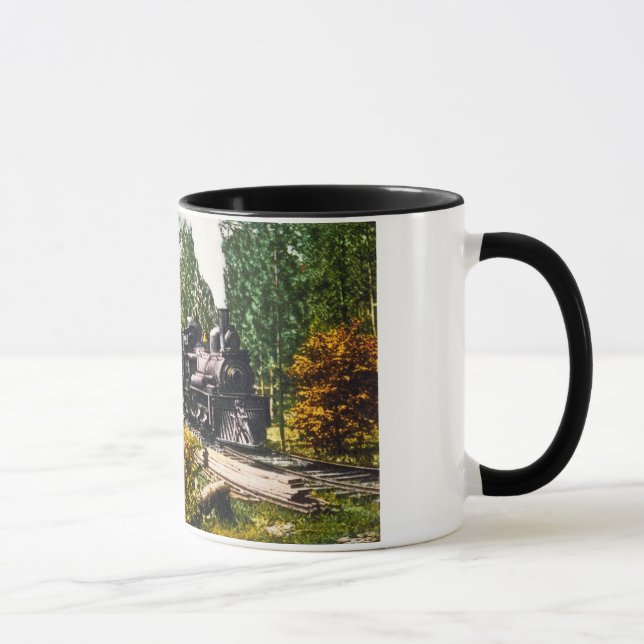 Protokollierungs-Zug am Eisen-Berg, Michigan Tasse (Rechts)