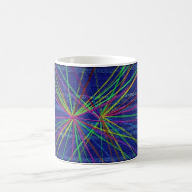 Proton Collisions Kaffeetasse (Mittel)
