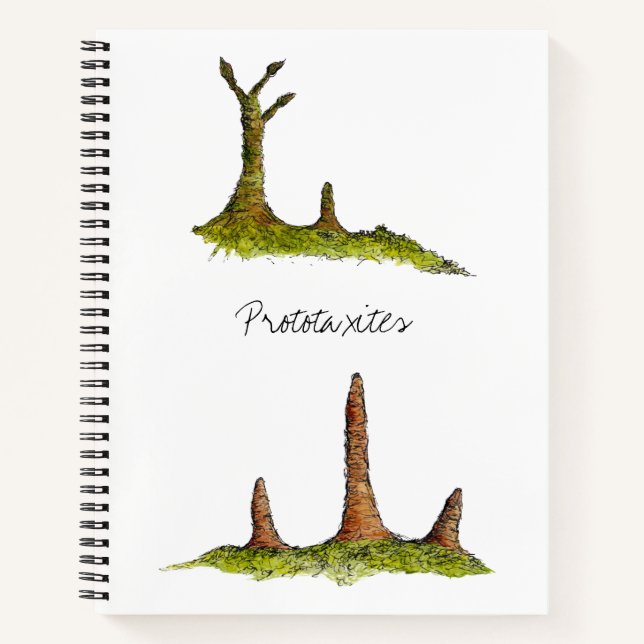 Prototaxites SpiralNotebook Notizbuch (Vorderseite)