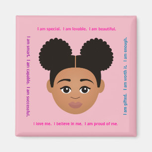 #Proud2BNaturalMe #Affirmations Locker Magnet