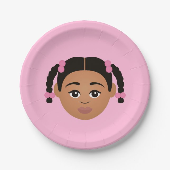 #Proud2BNaturalMe Choose-My-Complexion Birthday Pappteller (Vorderseite)