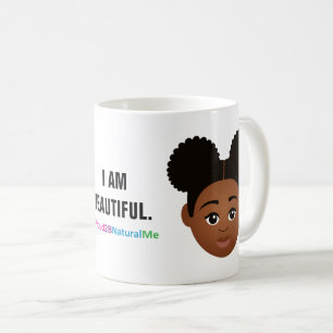 #Proud2BNaturalMe "I AM BEAUTIFUL"-Komplex Kaffeetasse
