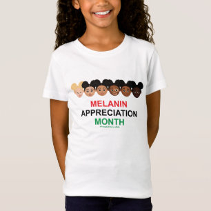 #Proud2BNaturalMe Melanin Wertschätzung T-Shirt