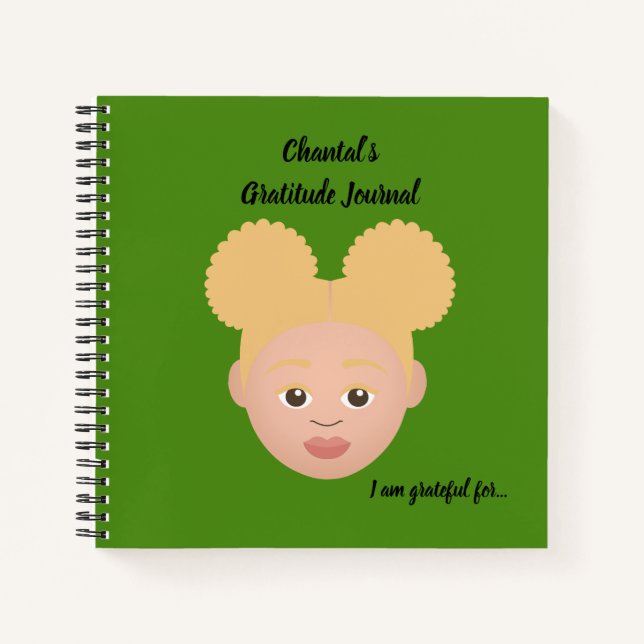 #Proud2BNaturalMe Personalisiert Dankeschön-Journa Notizbuch (Vorderseite)
