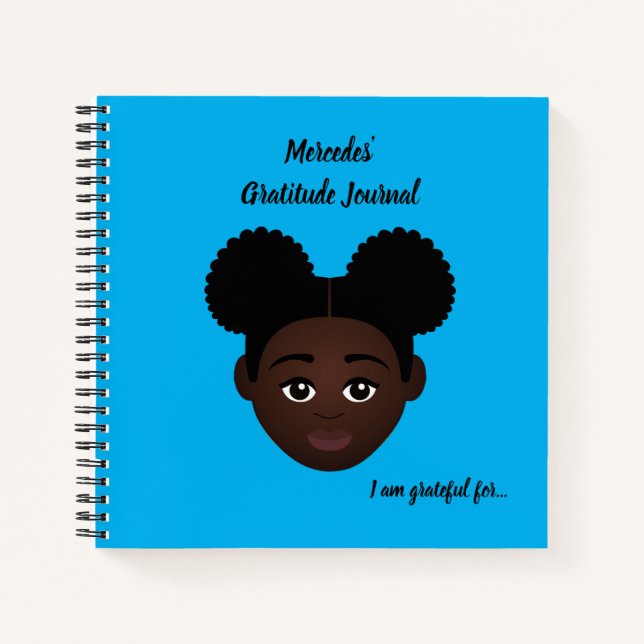 #Proud2BNaturalMe Personalisiert Dankeschön-Journa Notizbuch (Vorderseite)