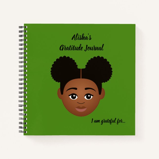 #Proud2BNaturalMe Personalisiert Dankeschön-Journa Notizbuch (Vorderseite)