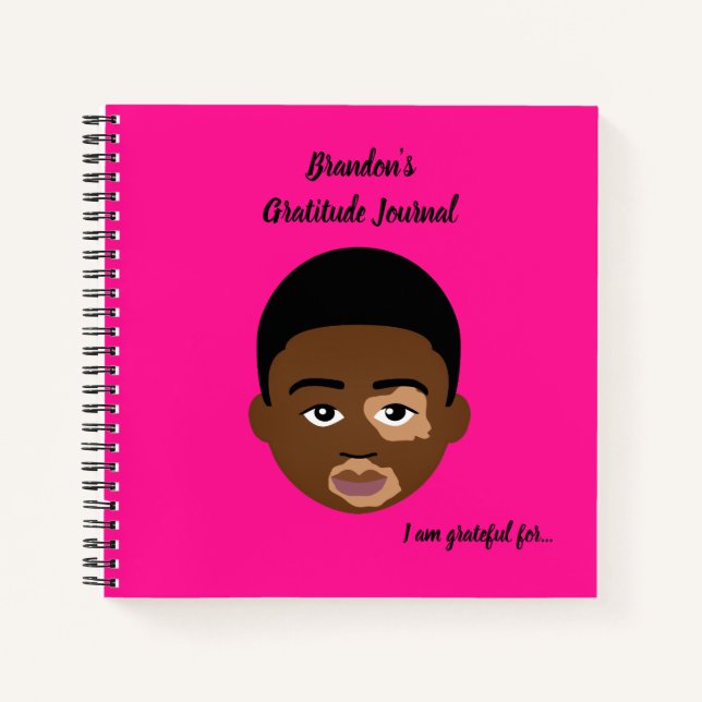 #Proud2BNaturalMe Personalisiert Dankeschön-Journa Notizbuch (Vorderseite)