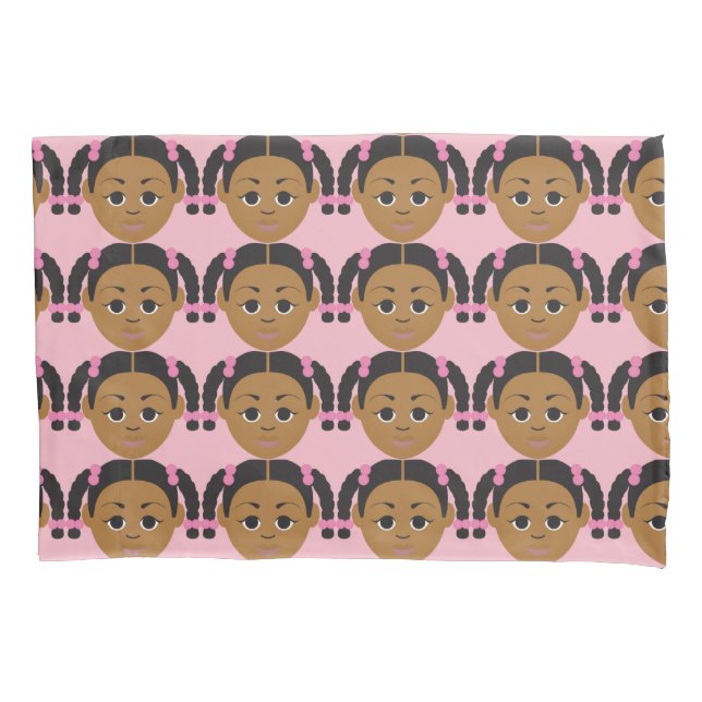 #Proud2BNaturalMe Positive Affirmation Pillow Case Kissenbezug (Vorderseite)