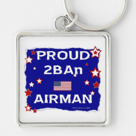 Proud 2BAn Airman Schlüsselanhänger