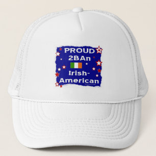 Proud 2BAn Irish-American Truckerkappe